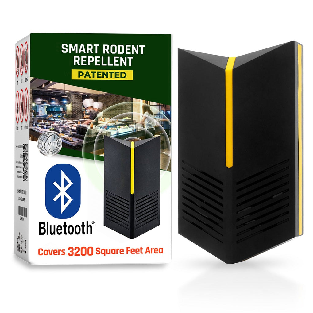 Plugin2Repel - Smart Rodent Repeller with Bluetooth Remote Control - Gets Rid Of Rats, Mouse and Field Mice in 7 Days