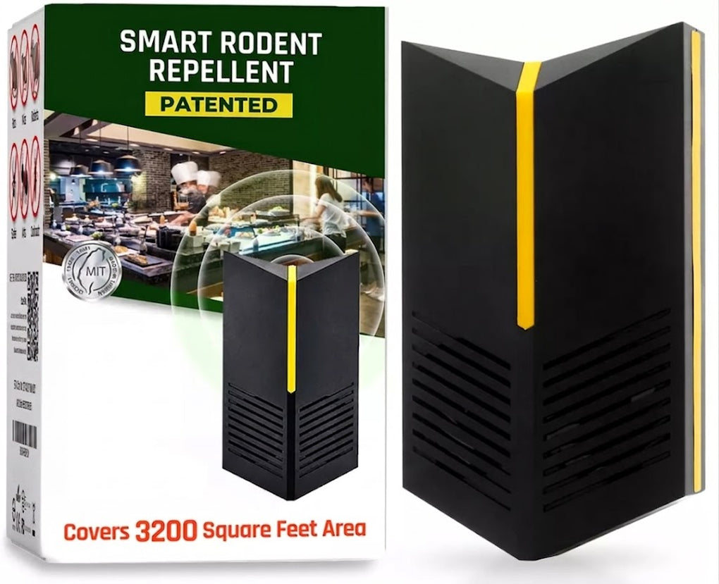 Plugin2Repel - Smart Rodent Repeller with Bluetooth Remote Control - Gets Rid Of Rats, Mouse and Field Mice in 7 Days