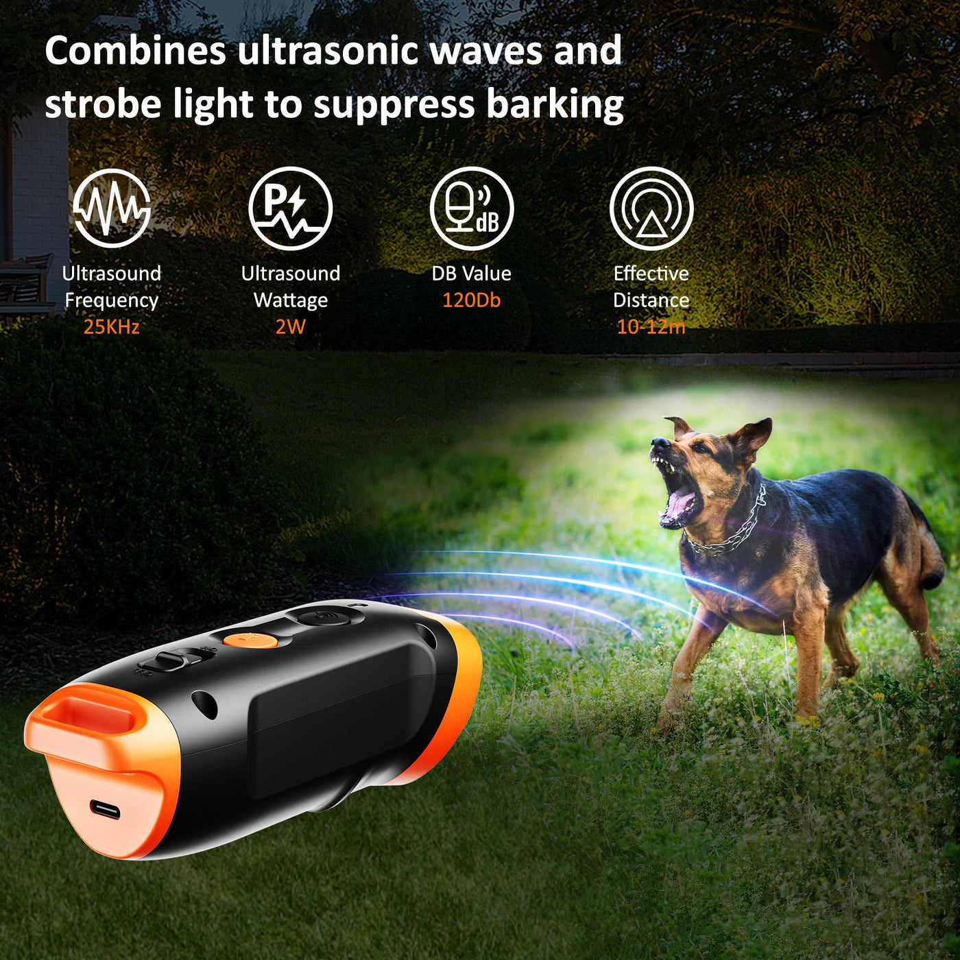 Ultrasonic Dog Bark Deterrent