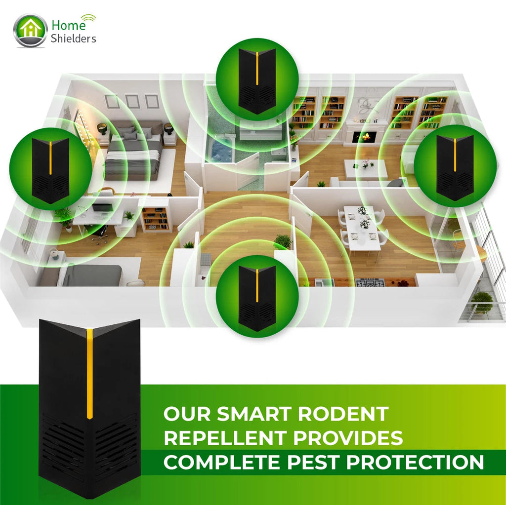 Smart Rodent Repellent Gets Rid Of Rats, Mice & Pests In 7 Days - Ultrasonic Plug In For Indoor Pest Control